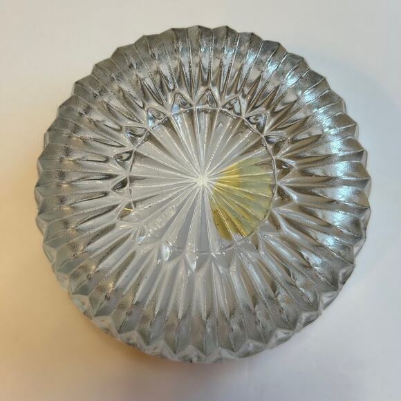 Vintage Crystal Bowl Silver Plate Spoon Sauce Bowl Set By Leonard Italy - Picture 9 of 12